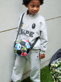 A BATHING APE BAPE KIDS ABC CAMO MILO SOCCER BALL SHOULDER BAG