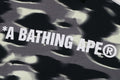 A BATHING APE SREEN CAMO FOOTBALL LOGO RELAXED FIT PULLOVER HOODIE - happyjagabee store