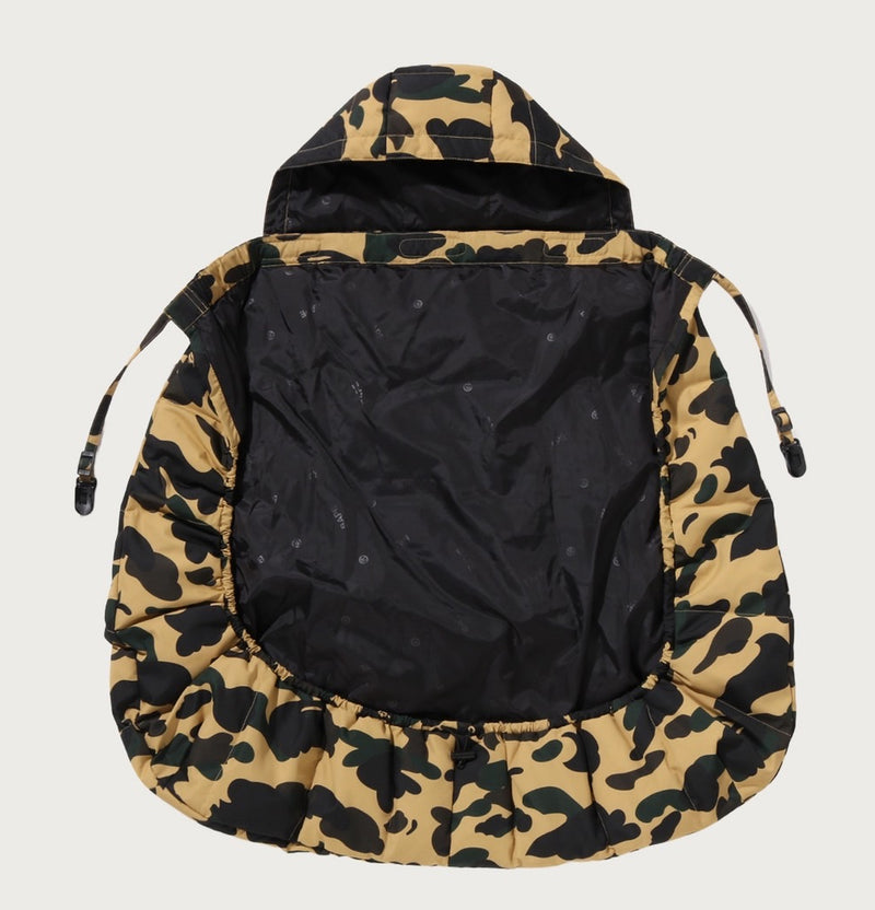 A BATHING APE BAPE KIDS 1ST CAMO DOWN BABY CAPE