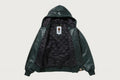 A BATHING APE CROC PATTERN LEATHER JACKET