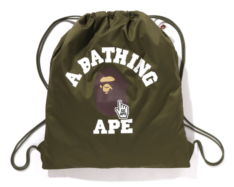 A BATHING APE ONLINE EXCLUSIVE GO APE POINTER COLLEGE KNAPSACK