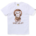 A BATHING APE Ladies' TREE EDGE CAMO BABY MILO TEE