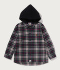 A BATHING APE BAPE KIDS BABY MILO HOODIE RELAXED FIT L/S SHIRT