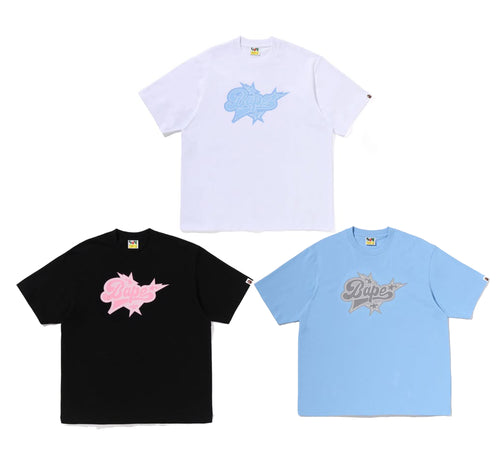 A BATHING APE BAPE STA LOGO RELAXED FIT TEE