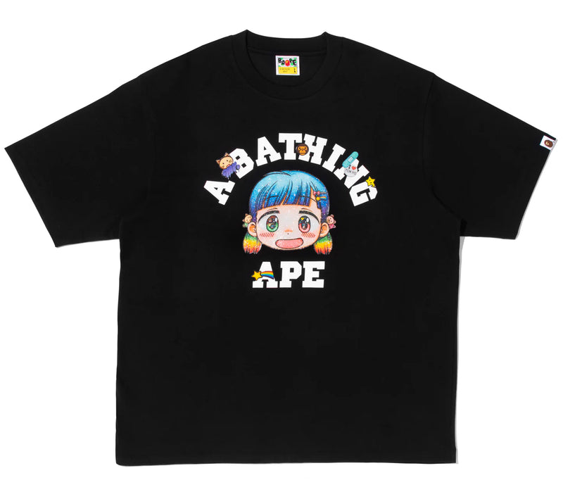 A BATHING APE BAPE x MR. COLLEGE RELAXED FIT TEE