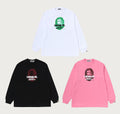 A BATHING APE SPRAY APE HEAD RELAXED FIT LS TEE