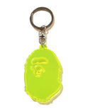 A BATHING APE APE HEAD REFLECTIVE KEYCHAIN