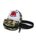 A BATHING APE BAPE KIDS ABC CAMO MILO CAP SHOULDER BAG