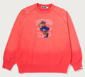 A BATHING APE WGM BEAST COLLEGE RELAXED FIT CREWNECK SWEAT SHIRT