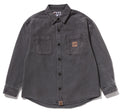 A BATHING APE GARMENT DYE WORK L/S SHIRT