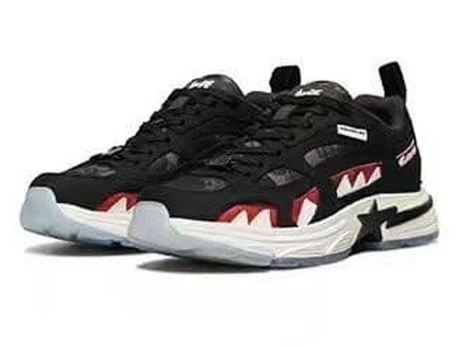 A BATHING APE BAPE x CLOT SHARK STA