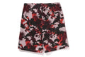 A BATHING APE MAP CAMO REGULAR FIT SHARK SWEAT SHORTS