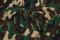 A BATHING APE GLITCH WOODLAND CAMO SHORT SNOWBOARD JACKET