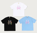 A BATHING APE STA CAMO SHARK FACE RELAXED FIT TEE