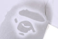 A BATHING APE SPRAY PRINT APE HEAD RELAXED FIT TEE #1