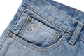 A BATHING APE APE HEAD DENIM PANTS ( Light Indigo ) - happyjagabee store