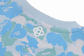 A BATHING APE Ladies' BABY LISA ABC CAMO COLLEGE MINI TEE