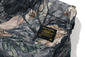 A BATHING APE TREE EDGE CAMO CARGO PANTS