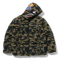 A BATHING APE 1ST CAMO SHARK DOWN JACKET