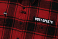 A BATHING APE FLANNEL CHECK TACTICAL SHIRT ( RELAXED FIT )