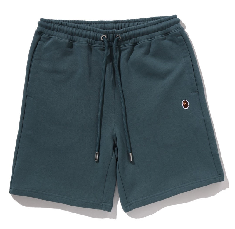 A BATHING APE ONE POINT REGULAR FIT SWEAT SHORTS