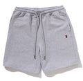 A BATHING APE ONE POINT REGULAR FIT SWEAT SHORTS