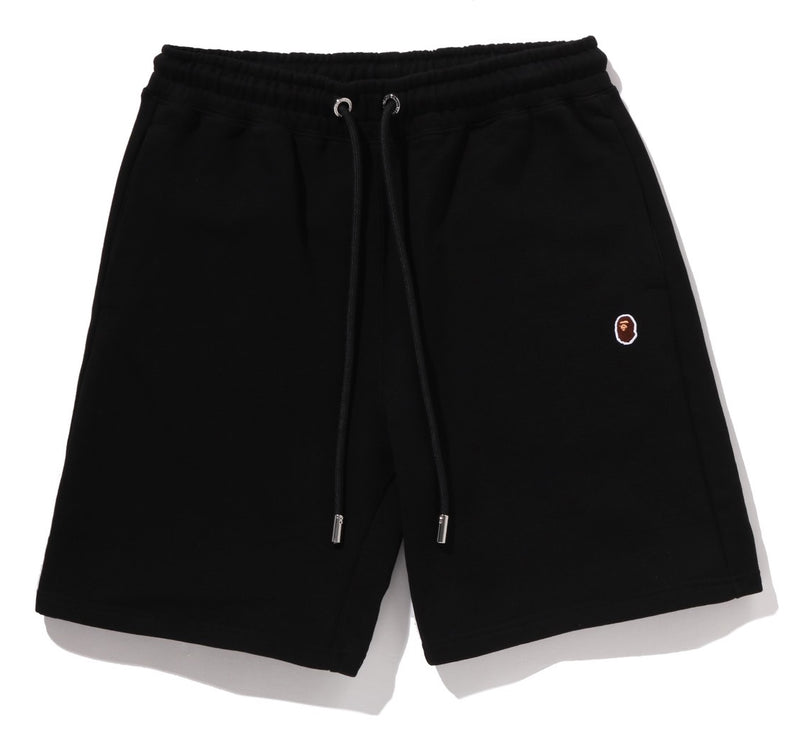 A BATHING APE ONE POINT REGULAR FIT SWEAT SHORTS