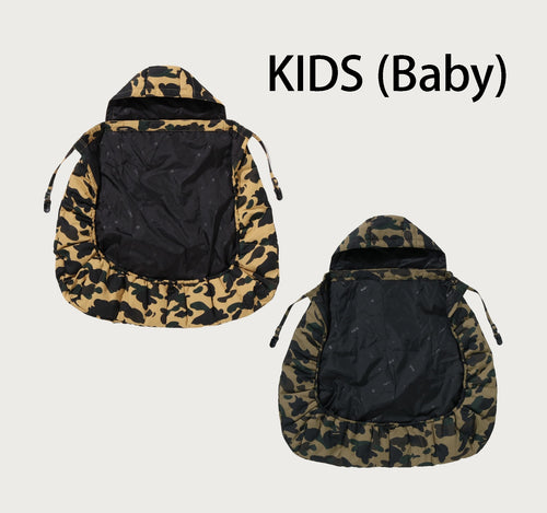 A BATHING APE BAPE KIDS 1ST CAMO DOWN BABY CAPE
