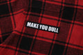 A BATHING APE FLANNEL CHECK TACTICAL SHIRT ( RELAXED FIT )