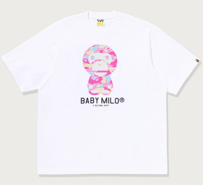 A BATHING APE STA CAMO BABY MILO RELAXED FIT TEE