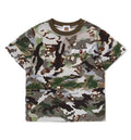A BATHING APE BAPE KIDS HYBRID CAMO ONE POINT TEE