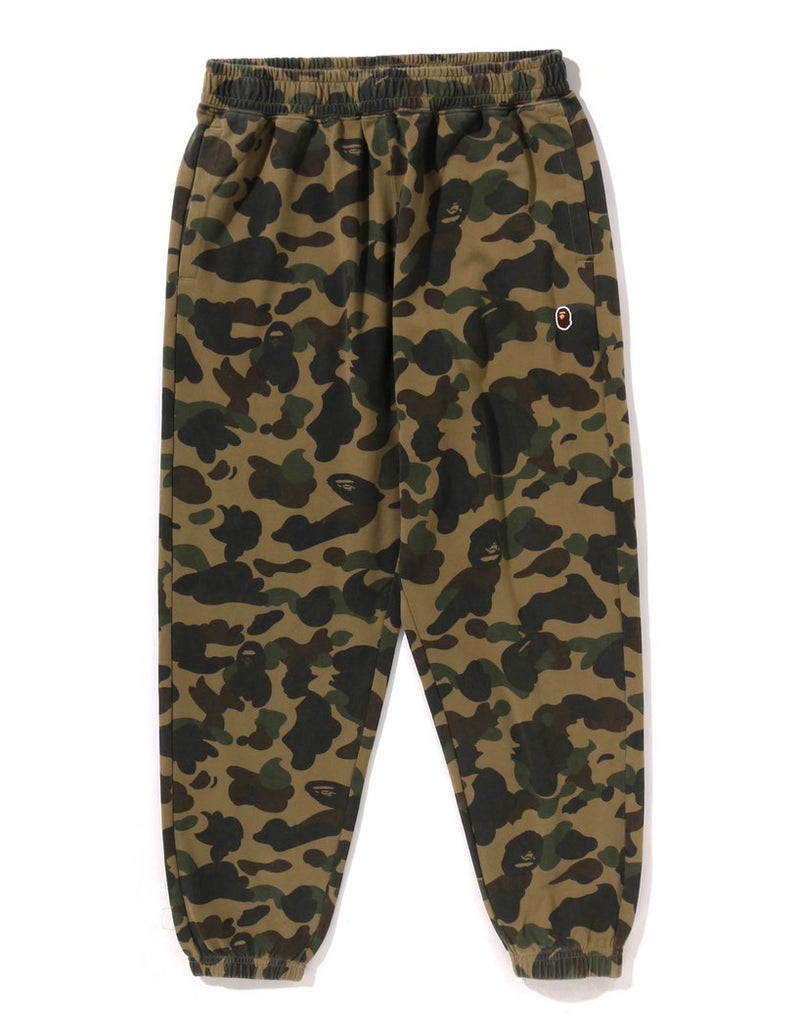 A BATHING APE 1ST CAMO ONE POINT RELAXED FIT SWEAT PANTS