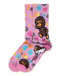 A BATHING APE - BABY MILO STORE BABY MILO SOCKS ( Ladies' )