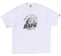 A BATHING APE METAL APE HEAD RELAXED FIT TEE