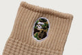 A BATHING APE COTTON WAFFLE CREW SOCKS