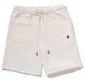 A BATHING APE ONE POINT REGULAR FIT SWEAT SHORTS