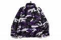 A BATHING APE GLITCH WOODLAND CAMO SHORT SNOWBOARD JACKET