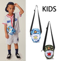 A BATHING APE BAPE KIDS ABC CAMO MILO CAP SHOULDER BAG