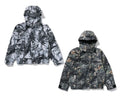 A BATHING APE TREE EDGE CAMO HOODED SNOWBOARD JACKET