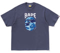 A BATHING APE ABC CAMO HAND DRAW APE HEAD RELAXED FIT TEE