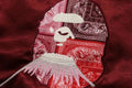 A BATHING APE Ladies' PAISLEY PATTERN APE HEAD SOUVENIR JACKET