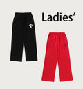 A BATHING APE Ladies' COLLEGE STRAIGHT SWEAT PANTS