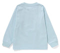 A BATHING APE BAPE KIDS COLLEGE L/S TEE