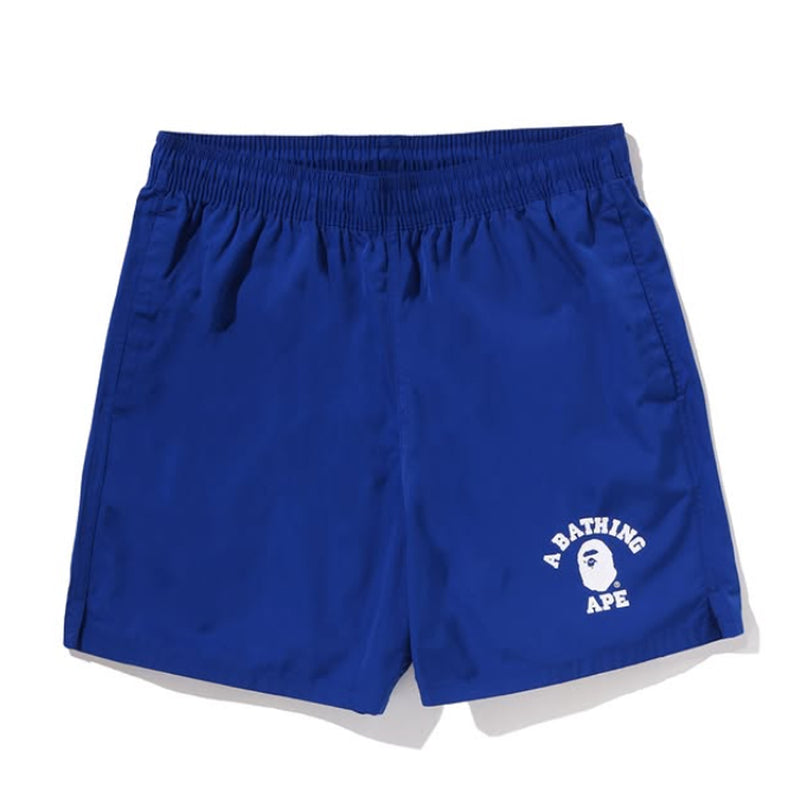 A BATHING APE COLLEGE BEACH RELAXED FIT SHORTS