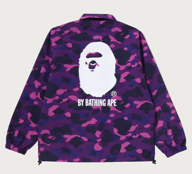 A BATHING APE COLOR CAMO COACH JACKET