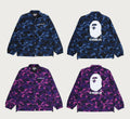 A BATHING APE COLOR CAMO COACH JACKET