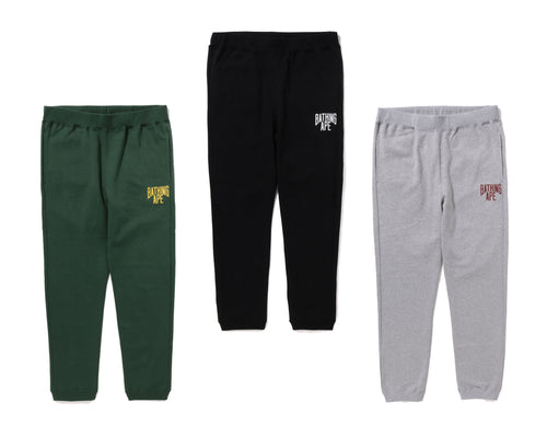 A BATHING APE NYC LOGO SWEAT PANTS