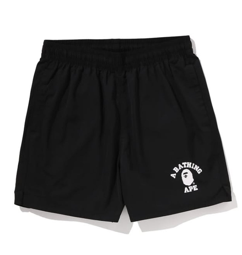 A BATHING APE COLLEGE BEACH RELAXED FIT SHORTS