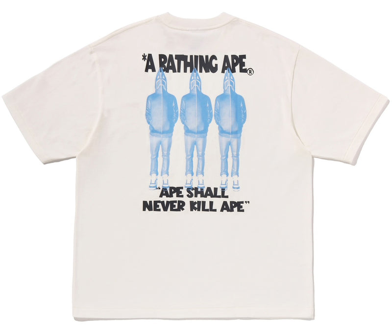 A BATHING APE SHARK SEIJIN A BATHING APE LOGO TEE