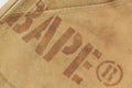 A BATHING APE FAKE PRINT RELAXED FIT SWEAT SHORTS